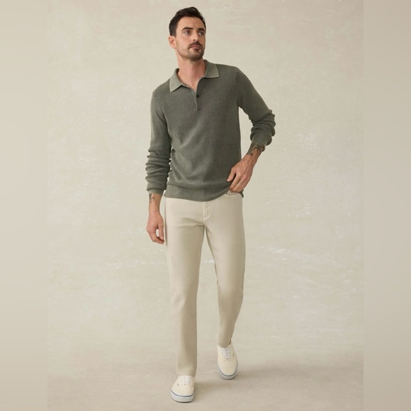 Faherty Tan Men's Pants